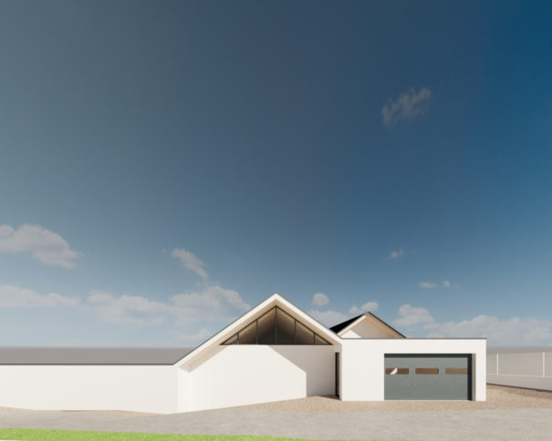 Façade d'entrées de la maison